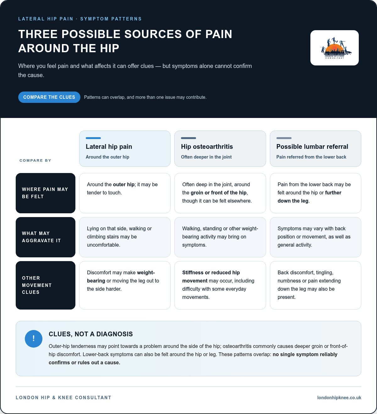 Hip bursitis: symptoms, causes and how it differs from other hip pain